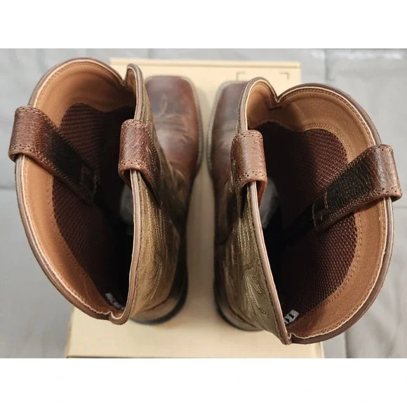 ARIAT® (Men's 10 WIDE) Sport Western Wide Square Toe Cowboy Boot in Fiddle Brown - Picture 6 of 10